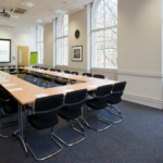 Bright training meeting natural light