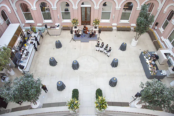 London venue with outside space