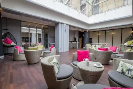 Hilton Kensington Atrium reception