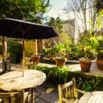 meeting room with outside space