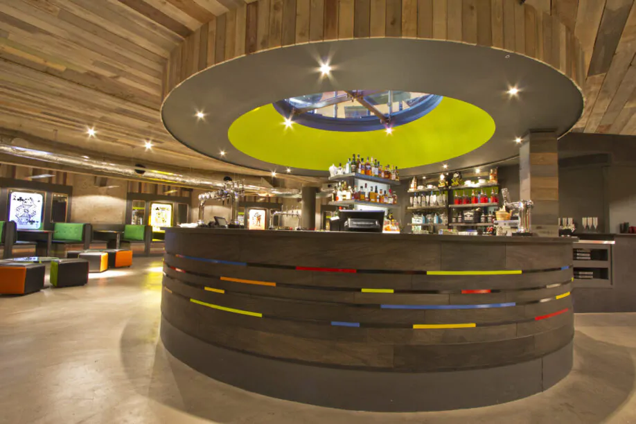 unusual circular bar parties events