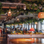 pergola on the wharf
