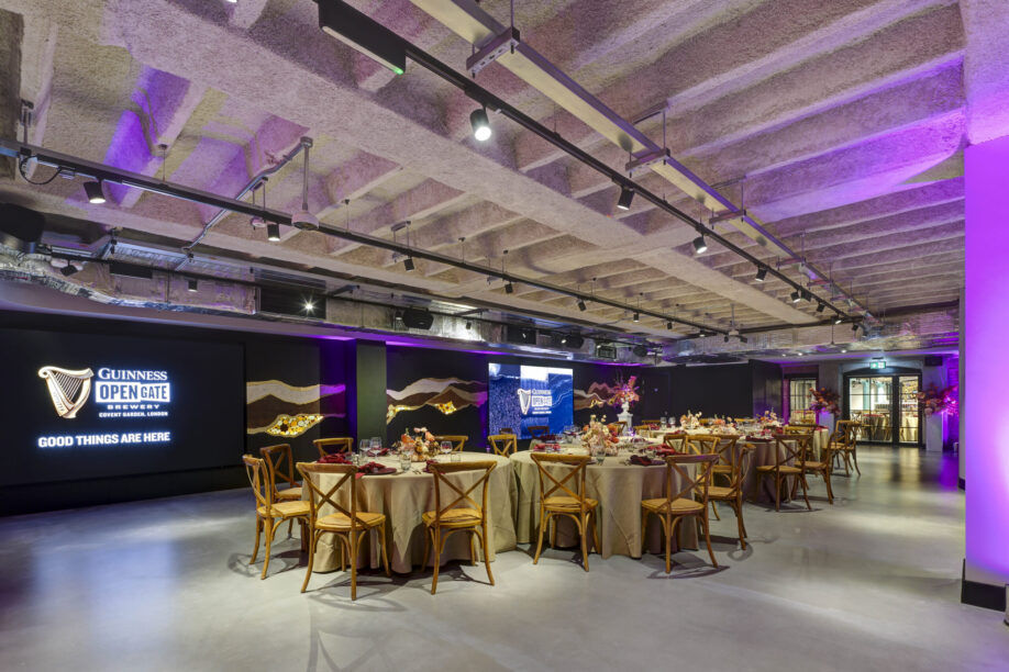 Guinness Open Brewery for gala dinners and awards