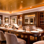 Library traditional elegant private dinner