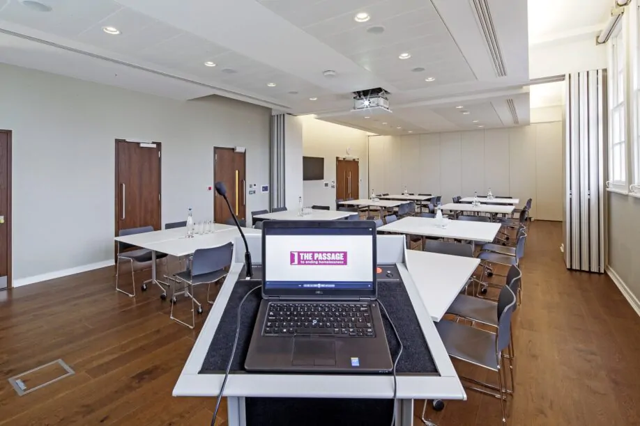 Spacious conference room cabaret Cathedral