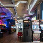 bar with arcade games