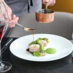 dining room with a view