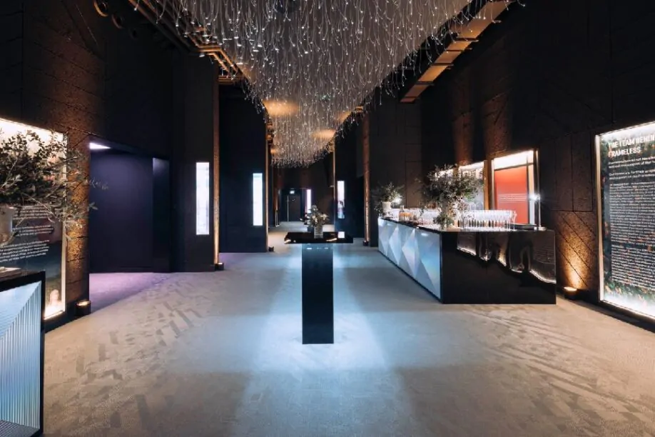 frameless venue hire