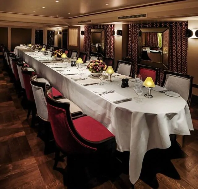 private dining at franco's london