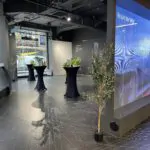 glass room hire at the building centre