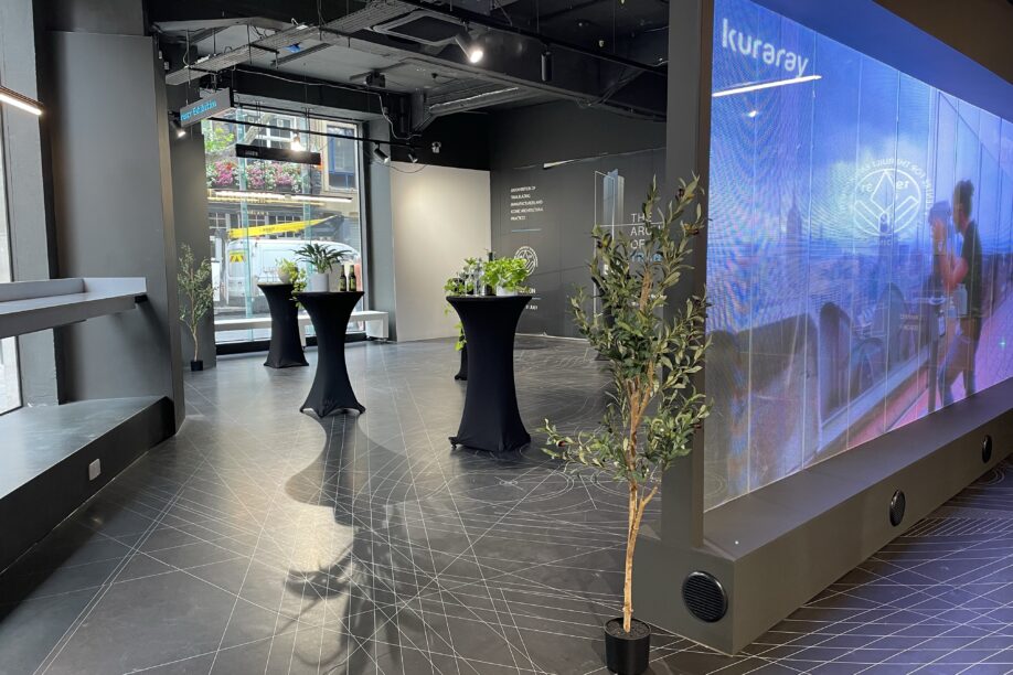 glass room hire at the building centre