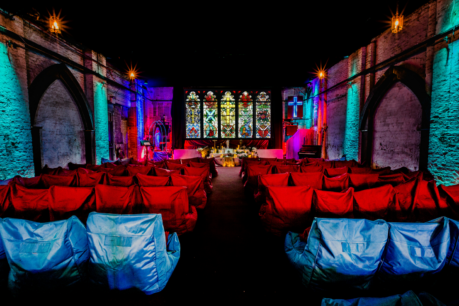 Backyard Cinema Screening Room