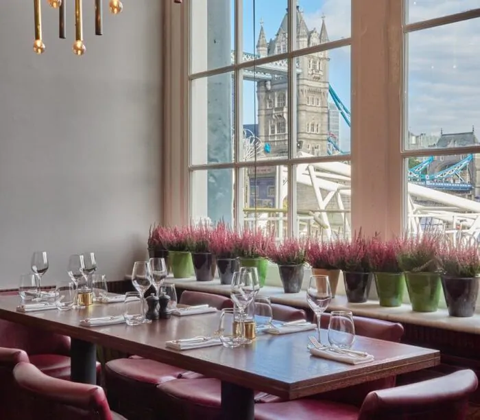 Private dining with view