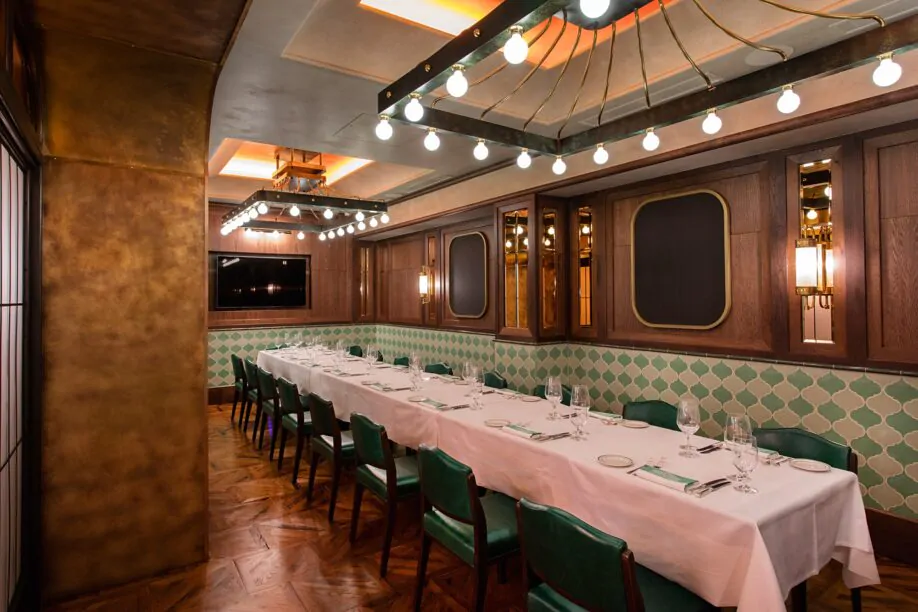 Smith & Wollensky Private dining venue