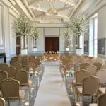 Traditional elegant wedding ceremony venue