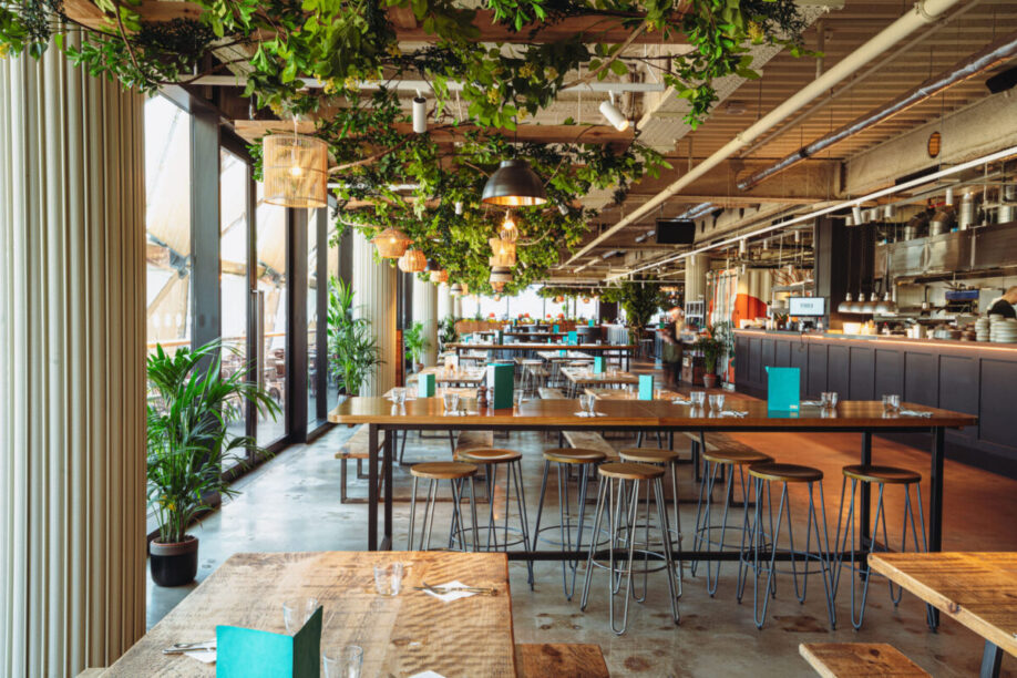 pergola on the wharf