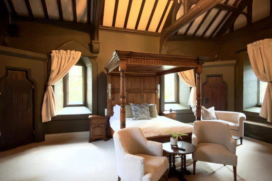 luxury accommodation at Peckforton Castle