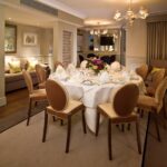Penthouse luxury dining intimate room