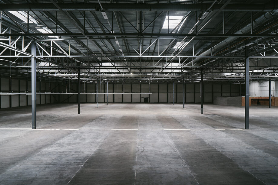 very large blank canvas venue for hire