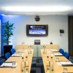Syndicate board meetings breakout space