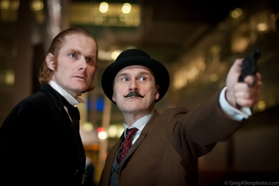 sherlock holmes murder mystery christmas party