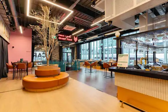 Corporate party venue in Canary Wharf
