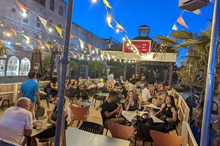 Venue in London with outside space