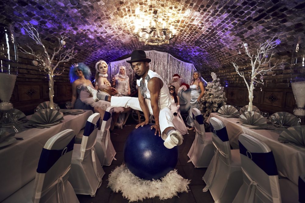 themed christmas party