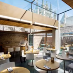 unique cafe setting at westminster abbey