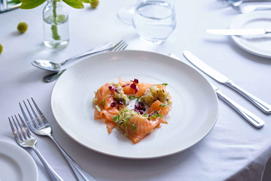 dining at careys manor hotel
