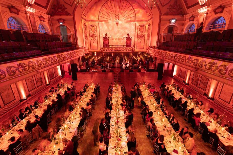 Shoreditch Town Hall corporate dinner