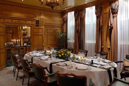 Milestone Hotel private dining